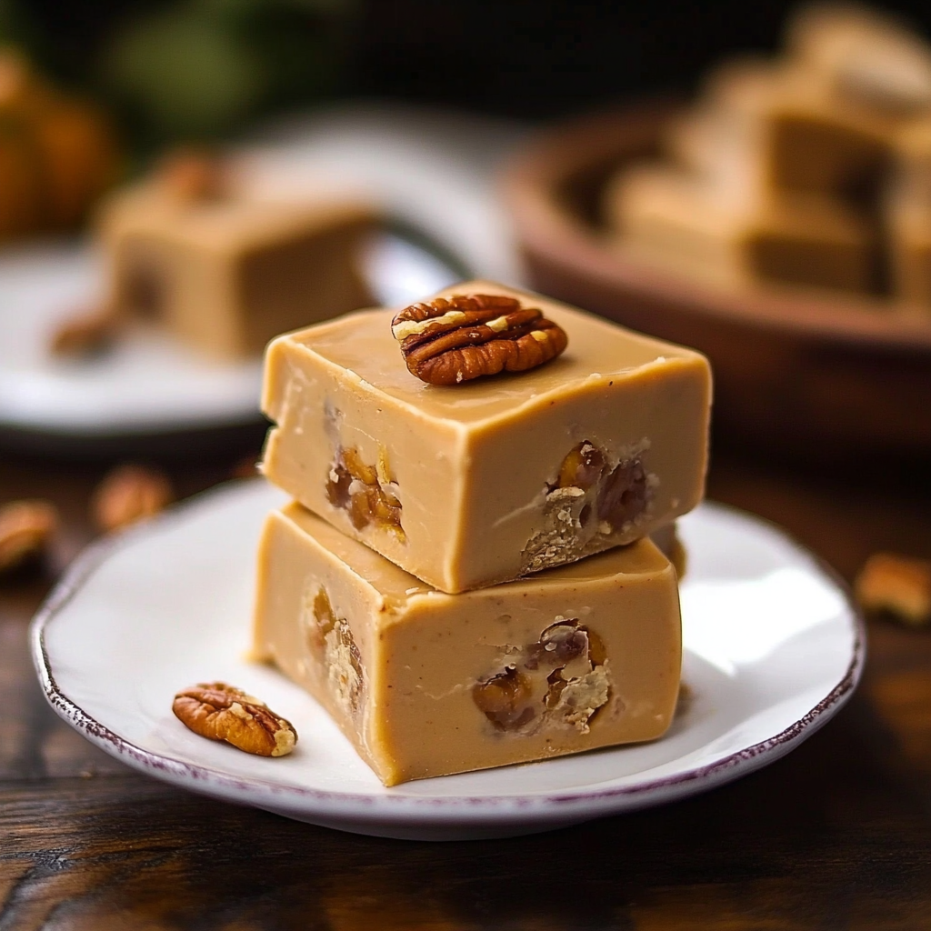 Butter Pecan Pumpkin Fudge