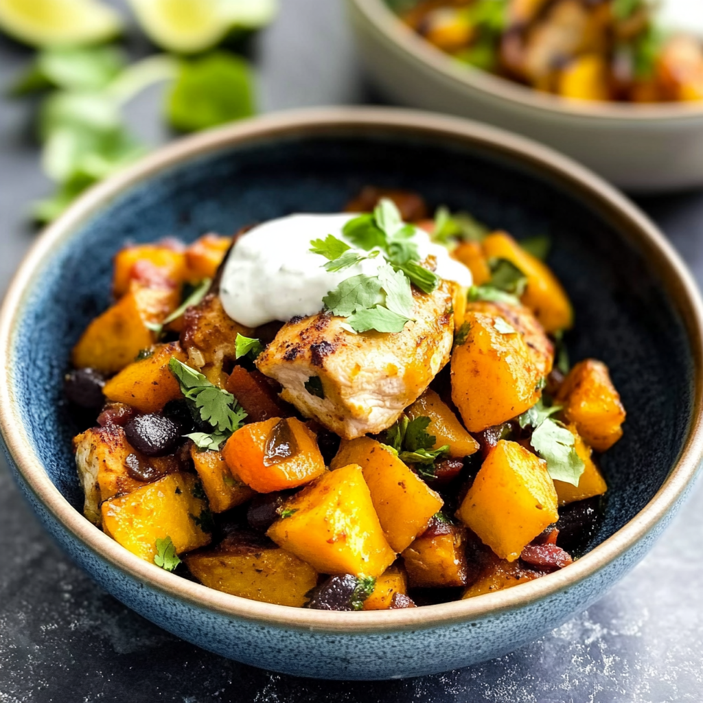 Chili Lime Chicken and Sweet Potatoes