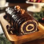 Chocolate Hazelnut Yule Log
