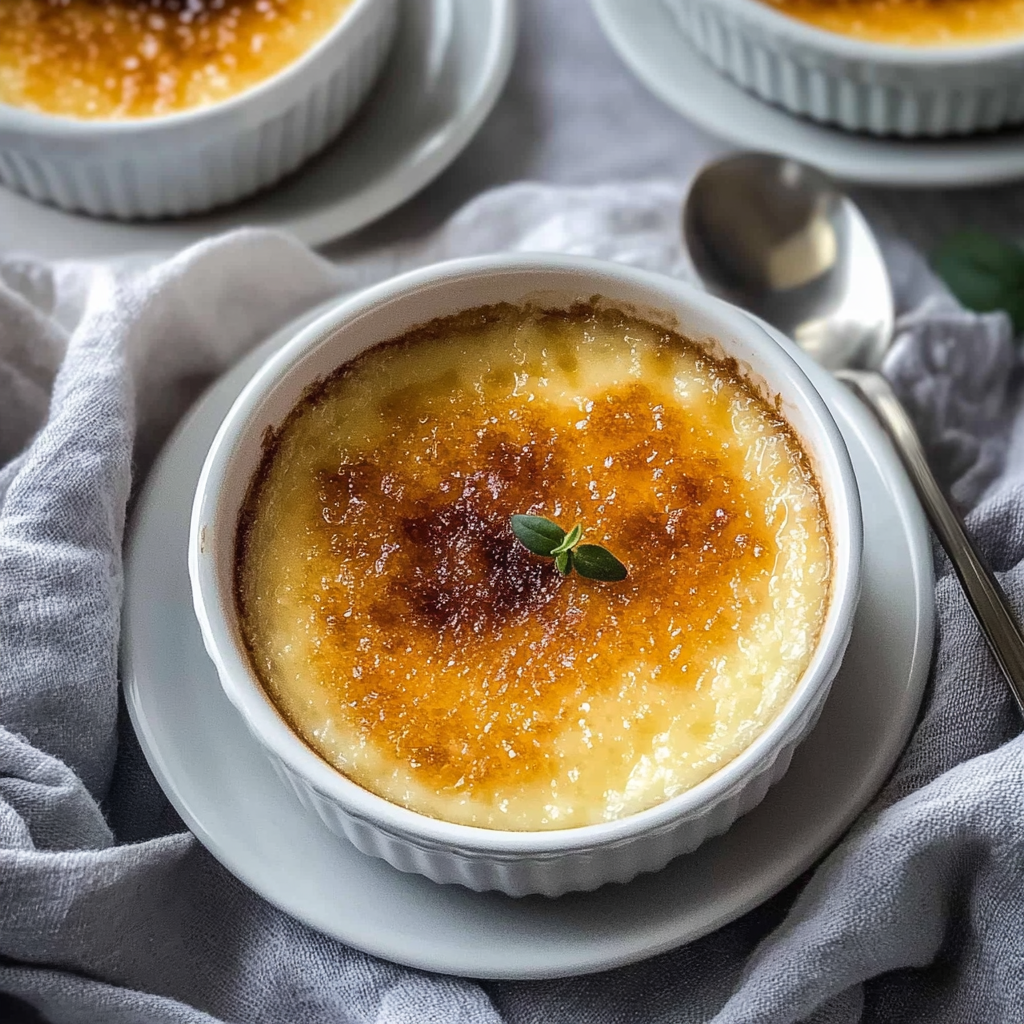 Eggnog Creme Brulee
