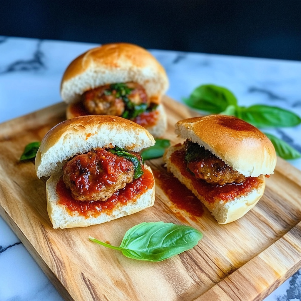 Friendsgiving Turkey Meatball Sliders