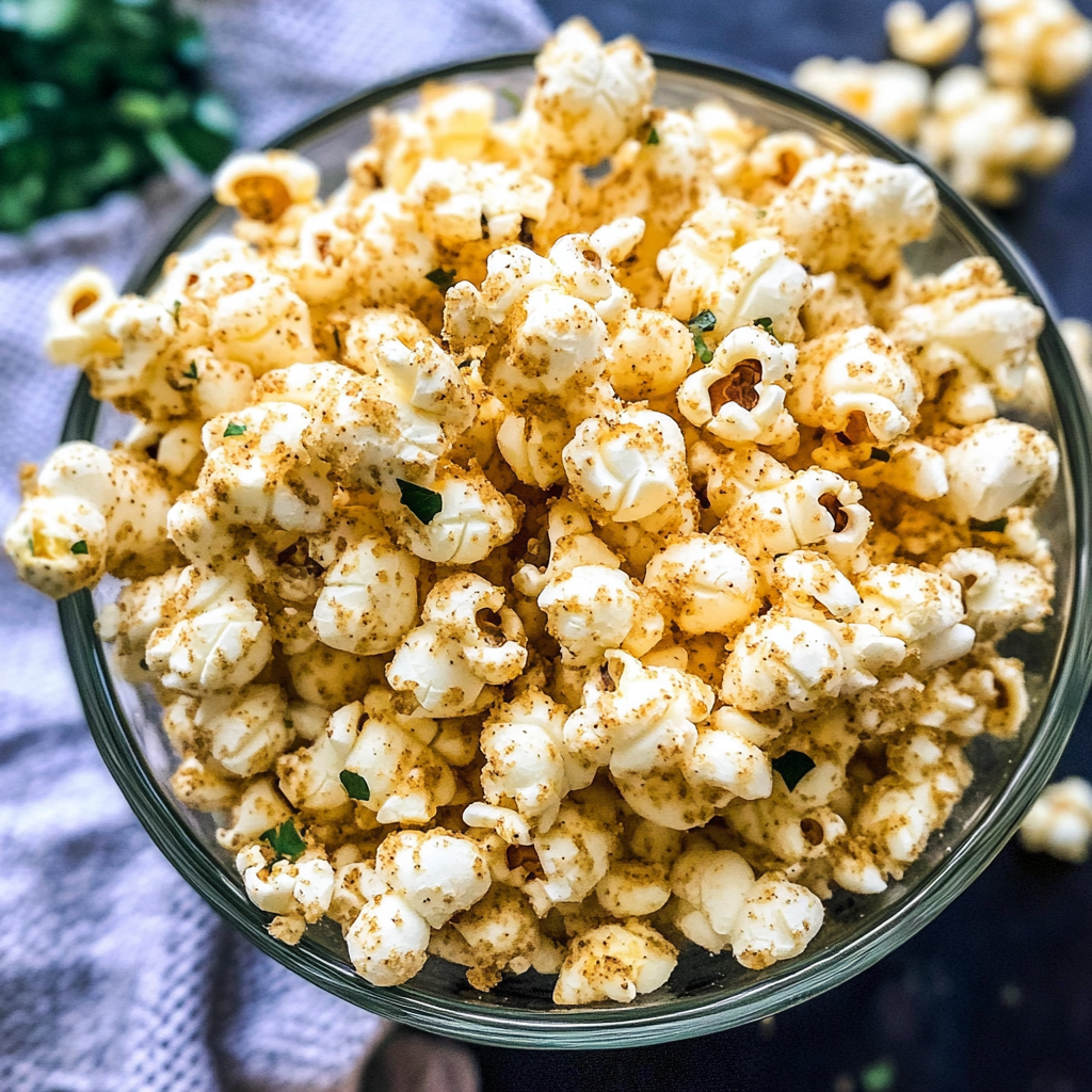 Ginger Spice Popcorn Mix