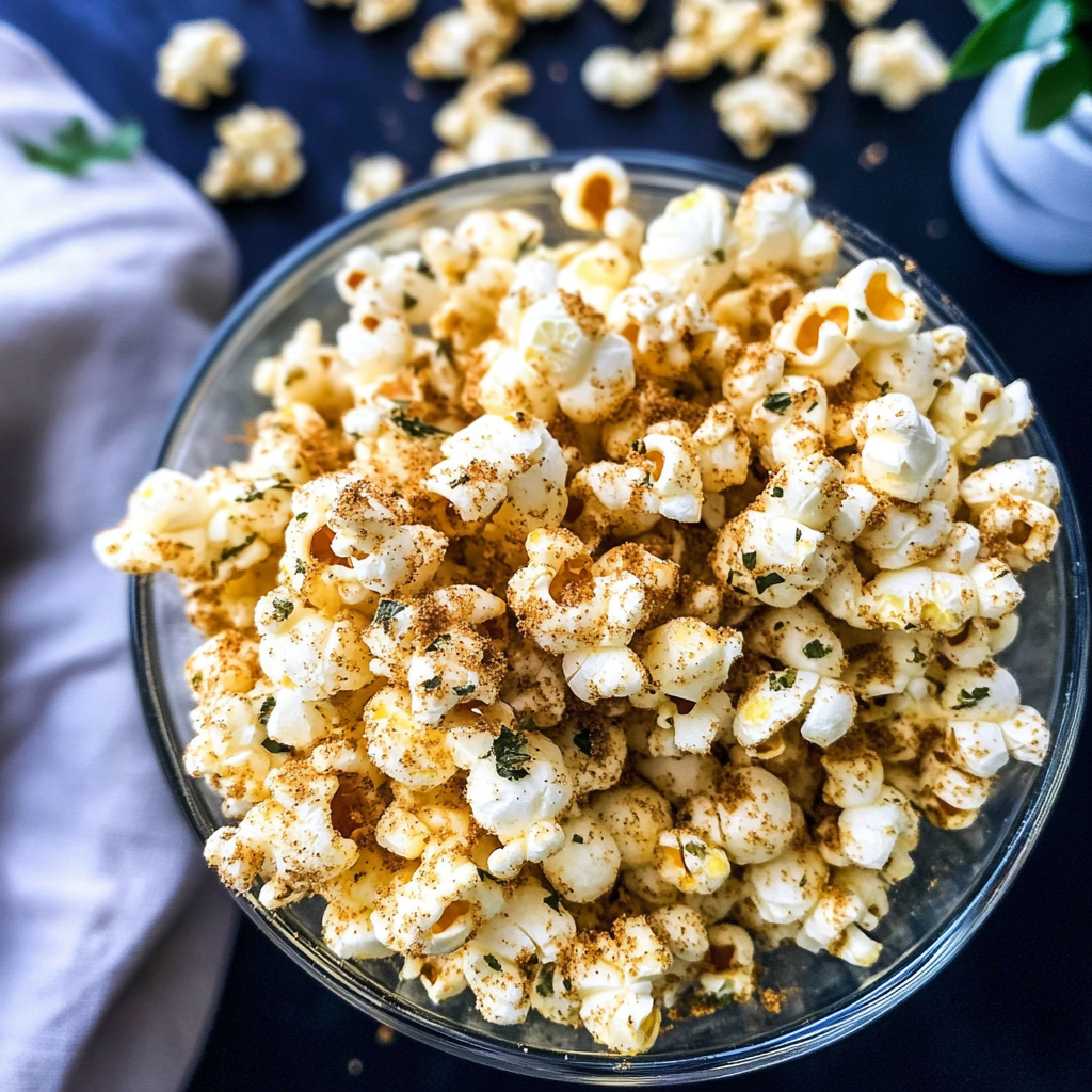 Ginger Spice Popcorn Mix