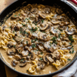 Morel Mushroom Stroganoff