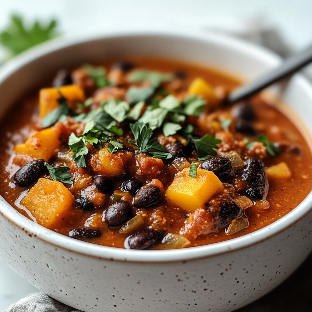 Pumpkin Chili with Black Beans