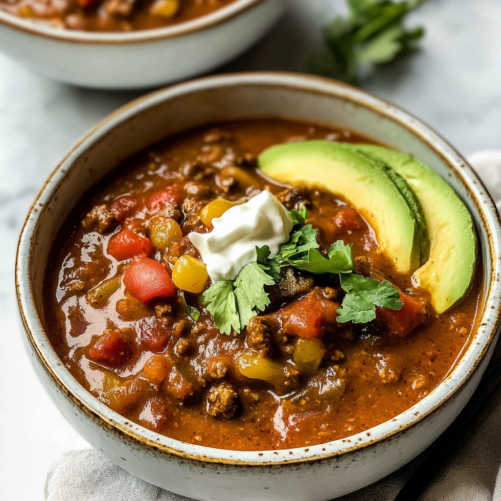 Pumpkin Mushroom Chili