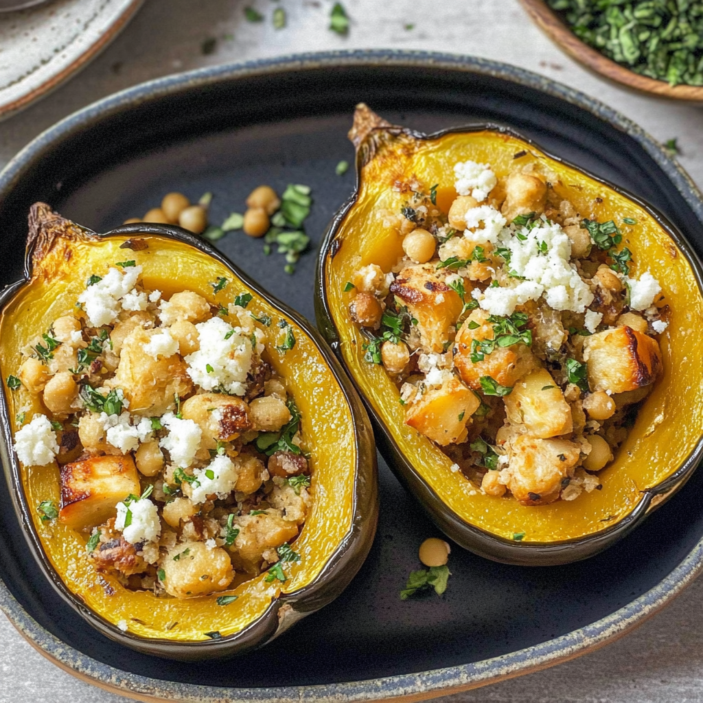 Quinoa Stuffed Acorn Squash