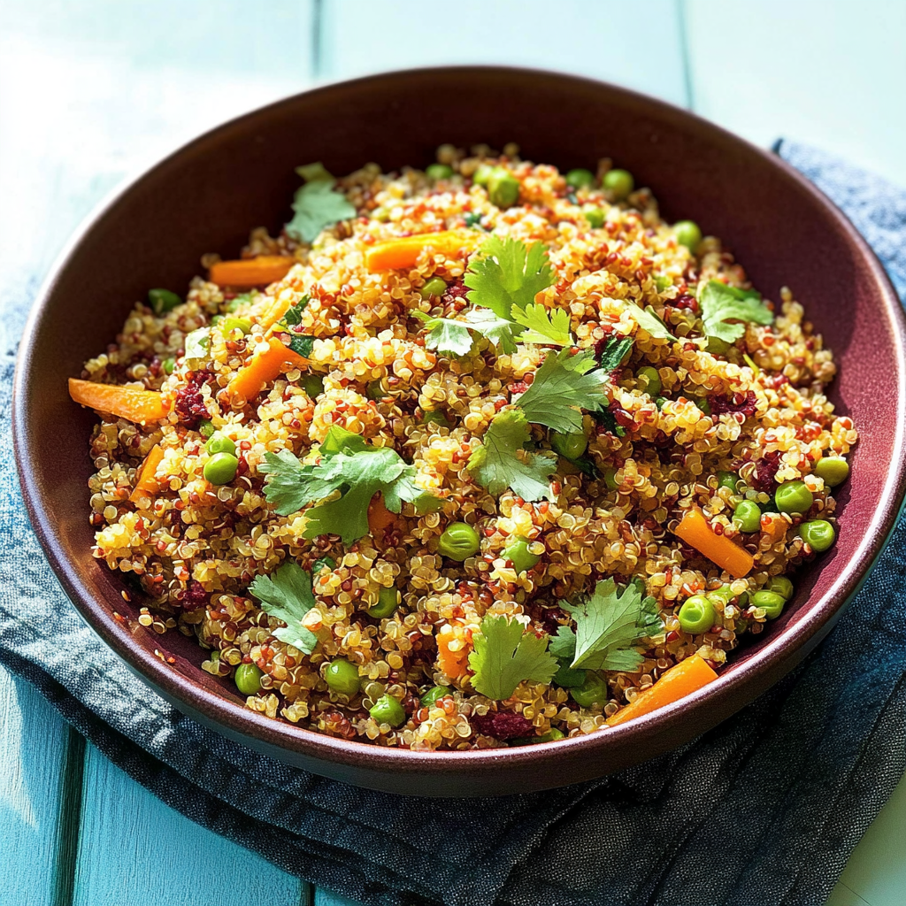 Spiced Carrot and Quinoa Pilaf