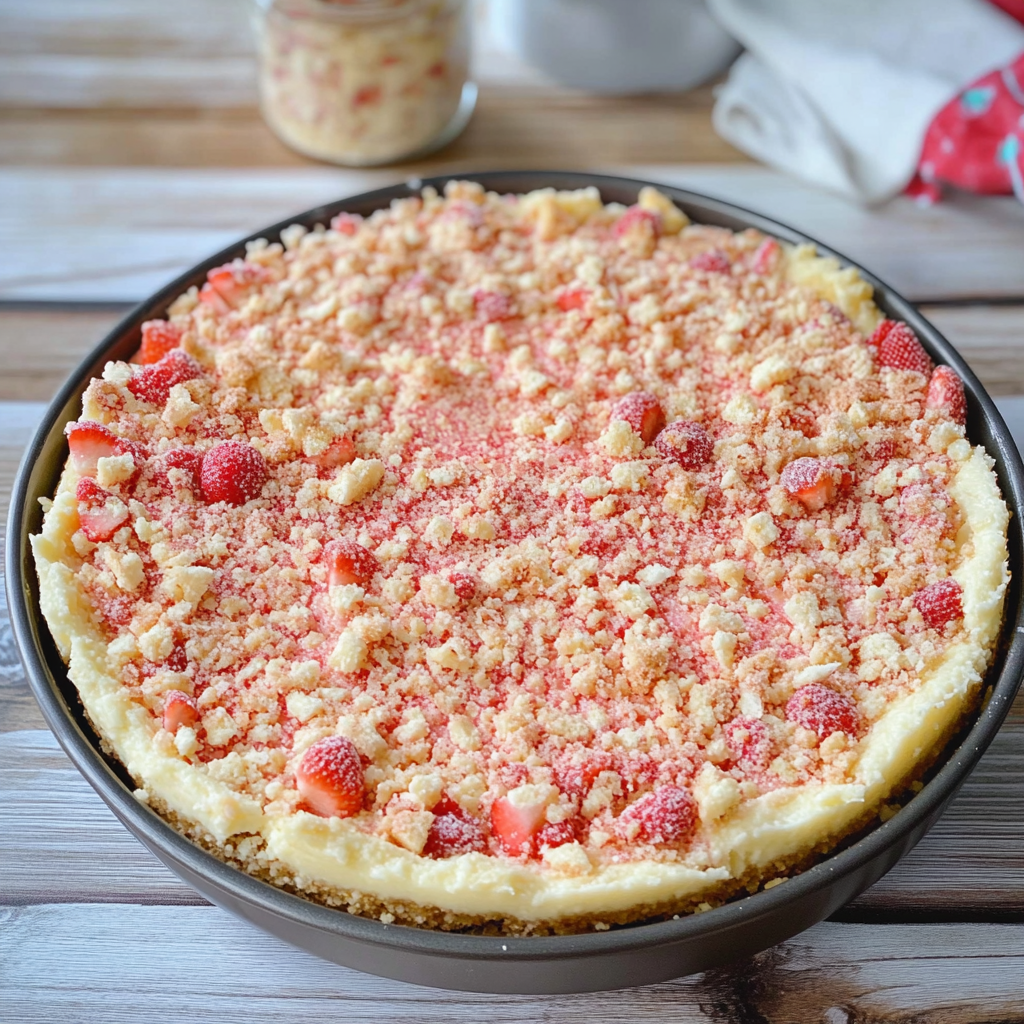 Strawberry Crunch Cheesecake