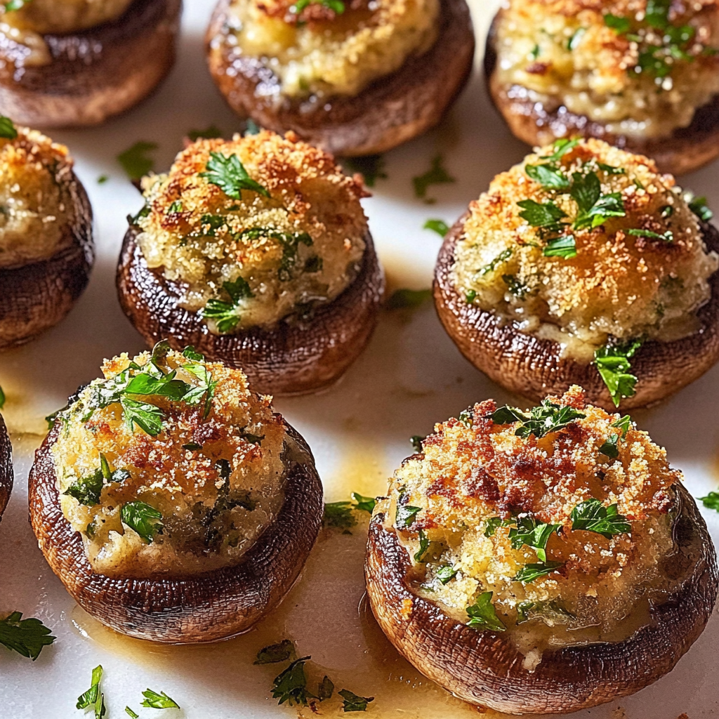 Witch Hat Stuffed Mushrooms