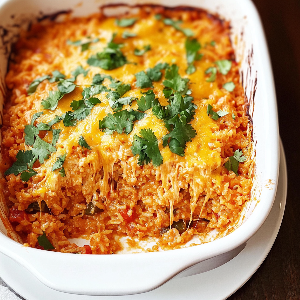Cheesy Mexican Rice Casserole