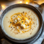 Cheesy Cauliflower Soup