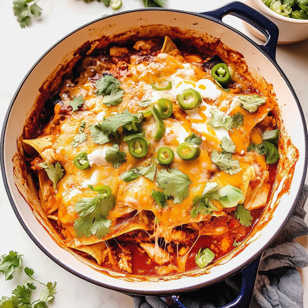 Chicken Enchilada Skillet