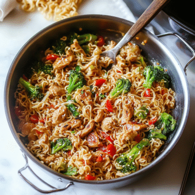 Chicken Ramen Noodle Stir Fry