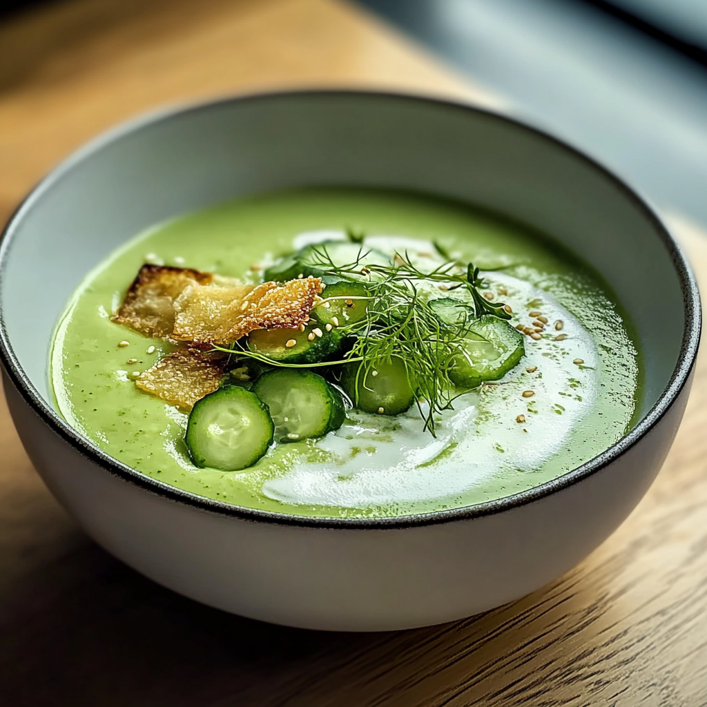 Chilled Miso Cucumber Soup