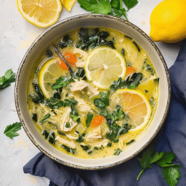Greek Lemon Chicken Soup