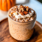 High Protein Pumpkin Overnight Oats