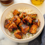 Hot Honey Salmon Bites