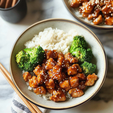 Sesame Chicken Bowls