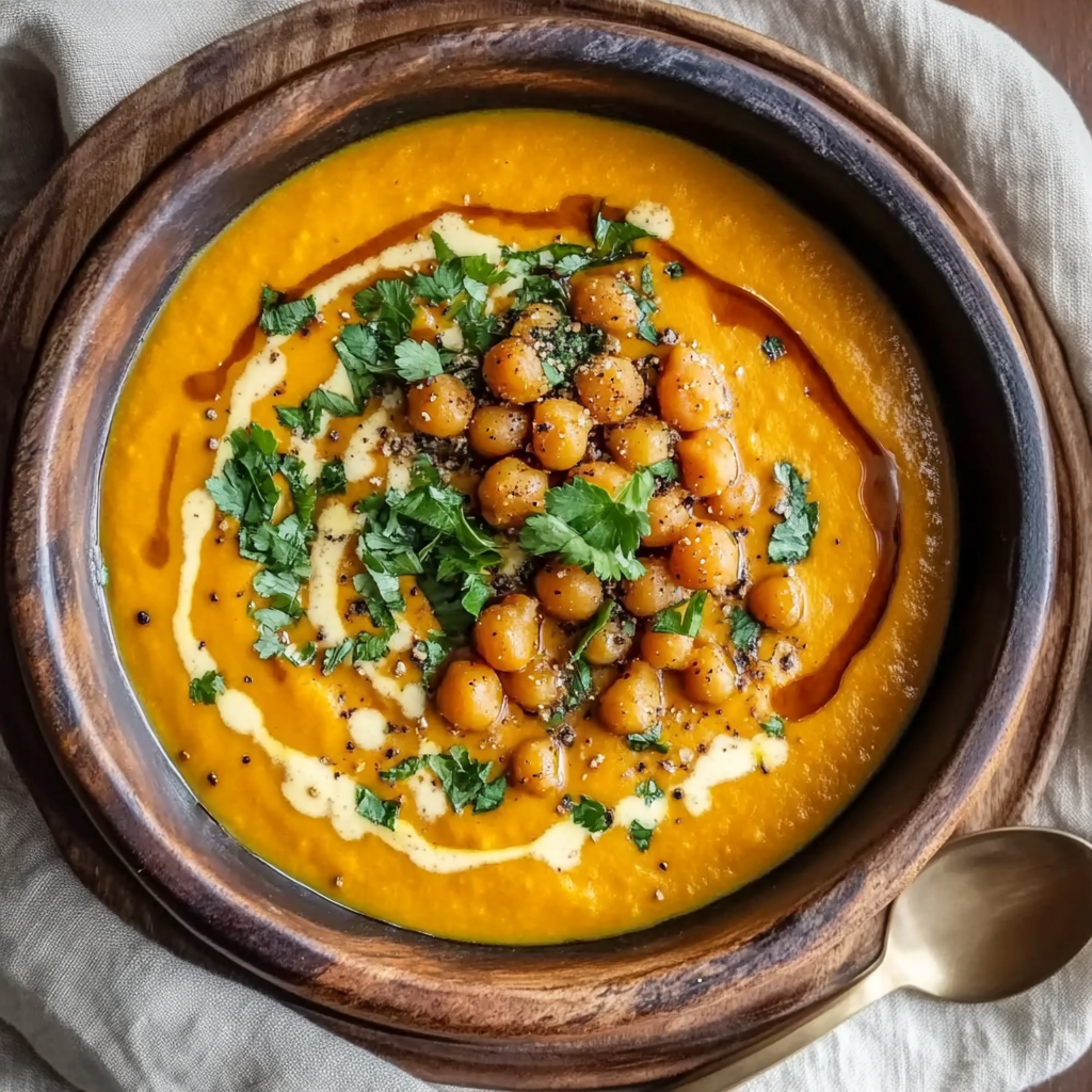 Carrot & Chickpea Soup