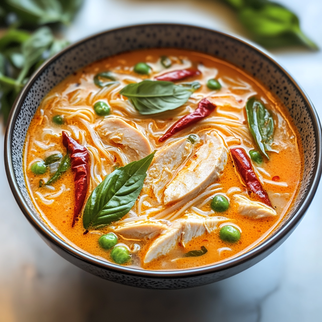 Thai Red Curry Noodle Soup