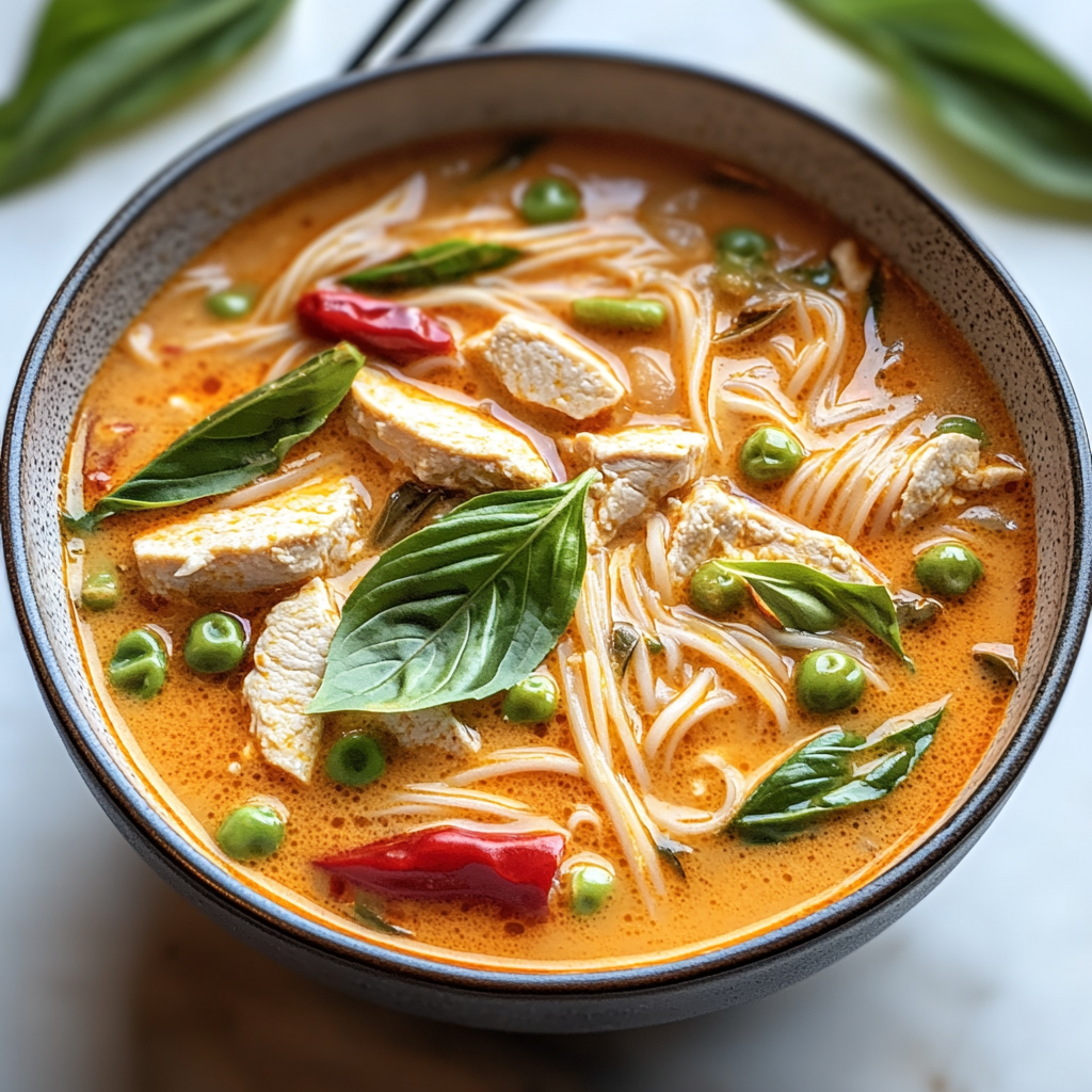 Thai Red Curry Noodle Soup