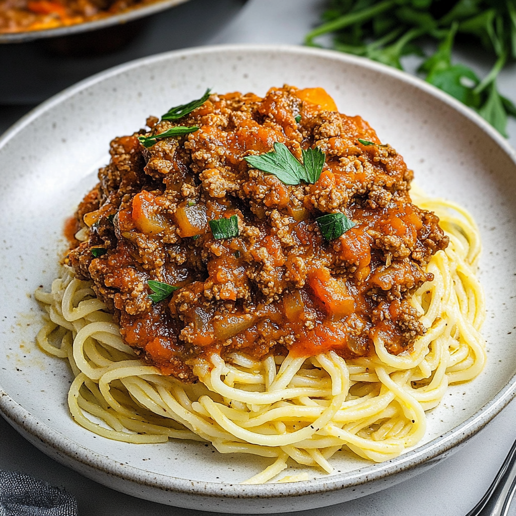 Veggie-Loaded Meat Sauce
