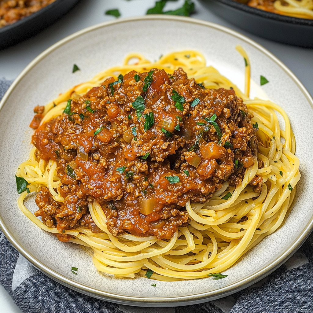 Veggie-Loaded Meat Sauce