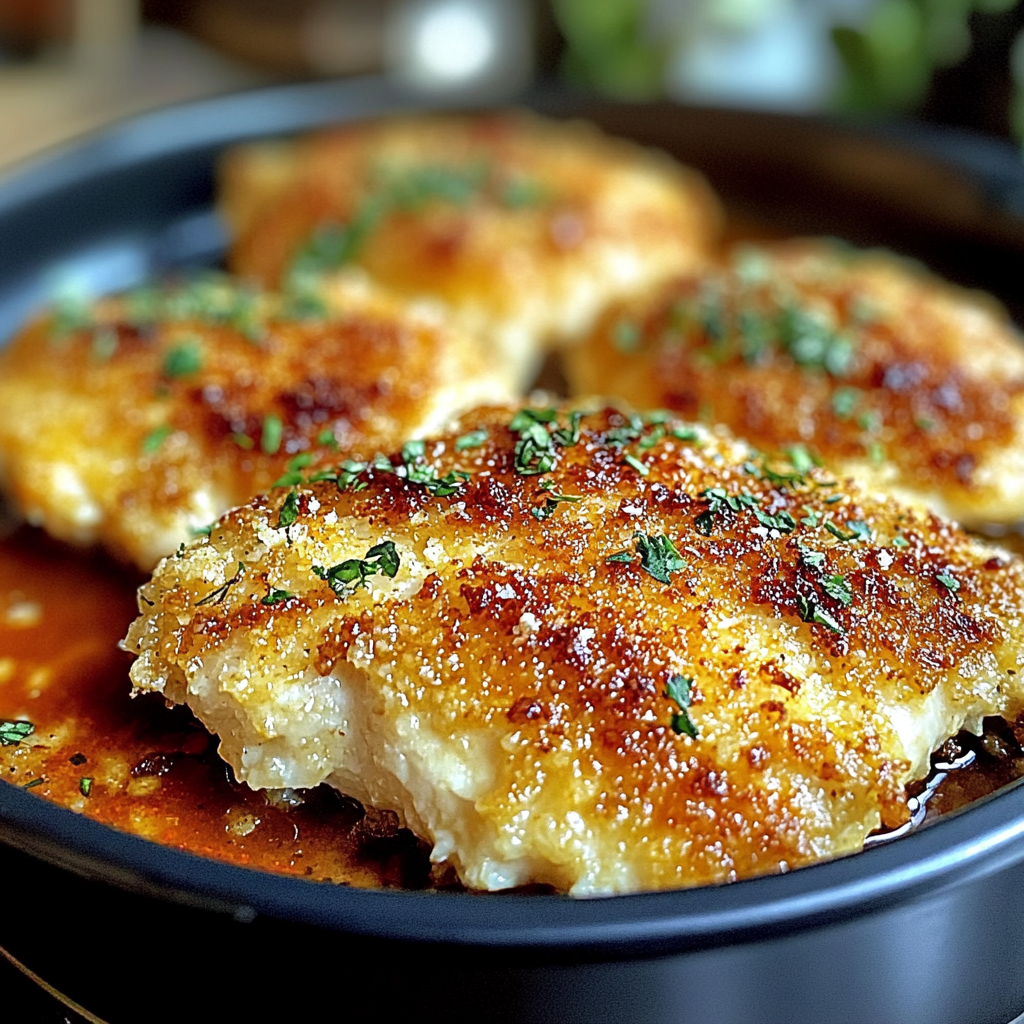 Air Fryer Parmesan Crusted Chicken