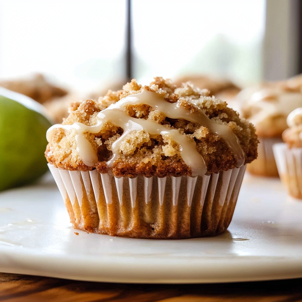 Apple Cinnamon Muffins with Crumb Topping