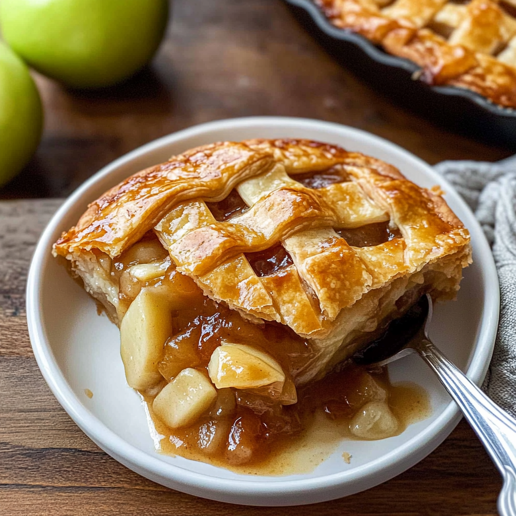 Apple Pie Puff Pastry Bake