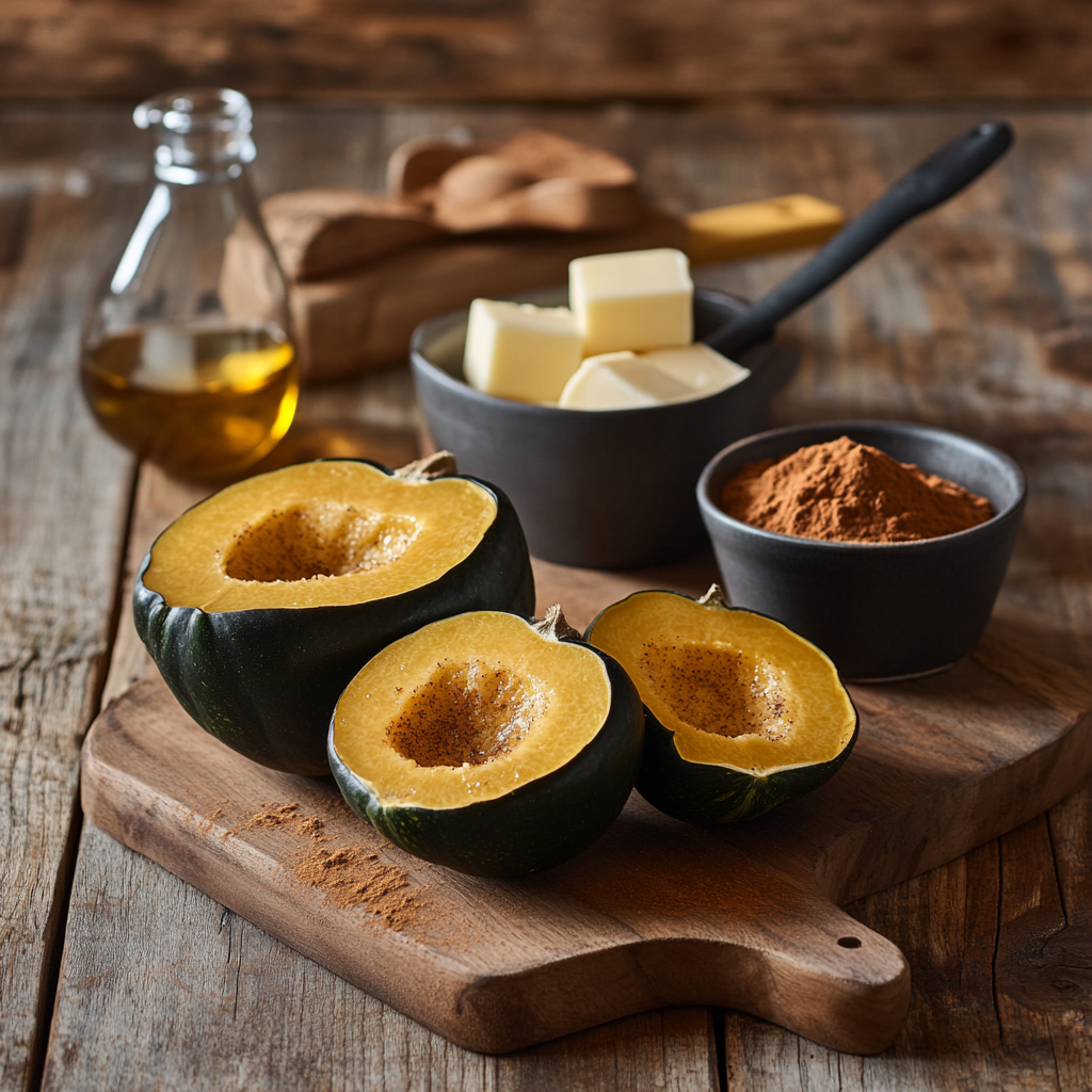 Baked Acorn Squash ingredients