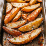 Baked Garlic Parmesan Potato Wedges