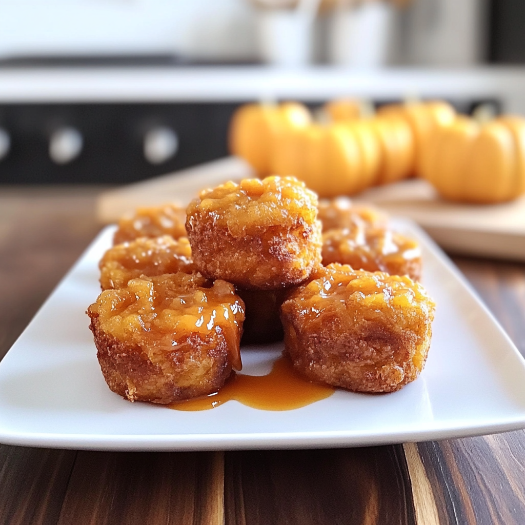 Baked Pumpkin Fritter Bites