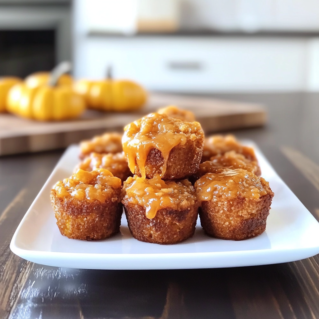 Baked Pumpkin Fritter Bites