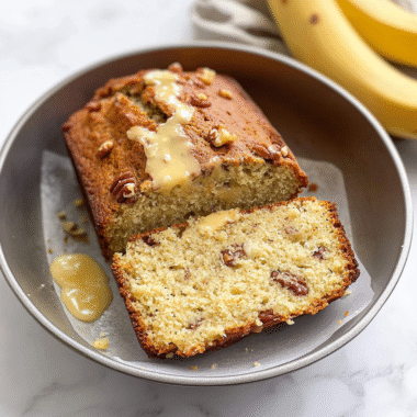 Banana Bread with Coconut and Pecans