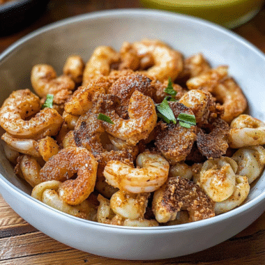 Blackened Shrimp Cavatappi