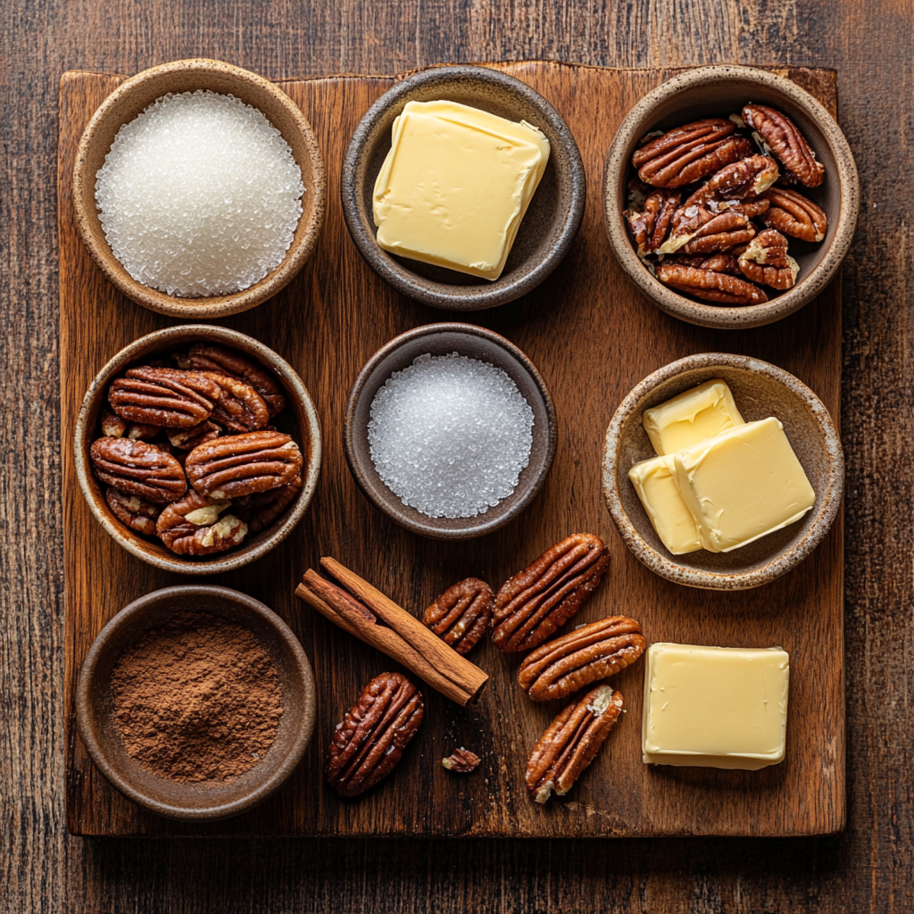 Candied Pecans ingredients