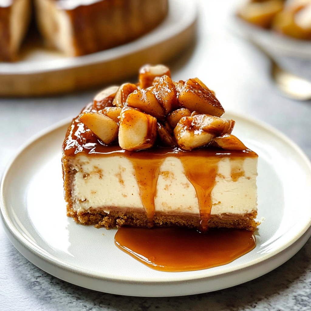 Caramel Apple Cheesecake