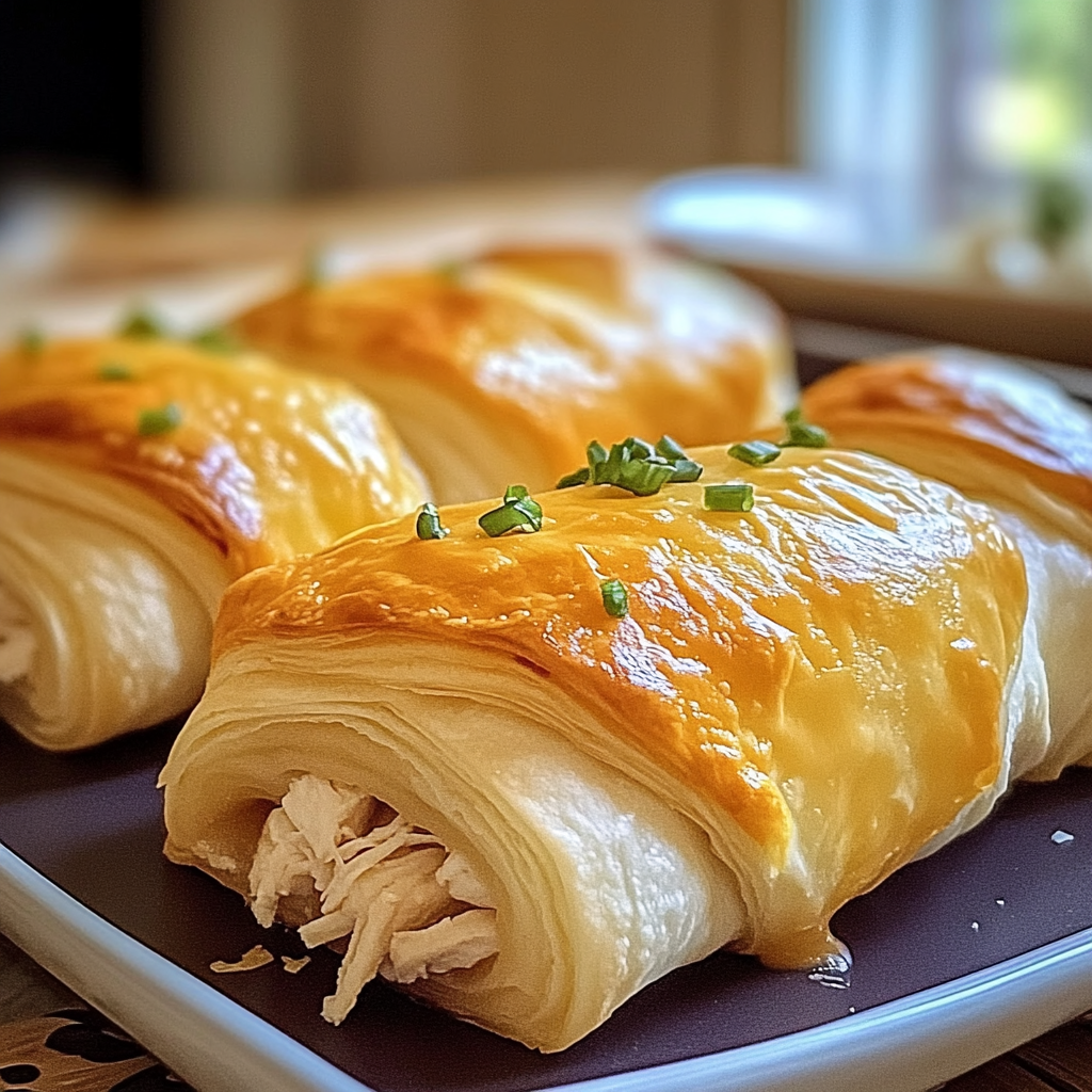 Cheesy Chicken Crescent Roll