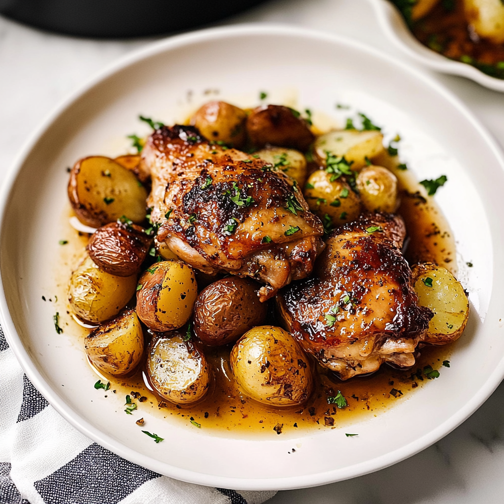 Chicken Thighs and Potatoes