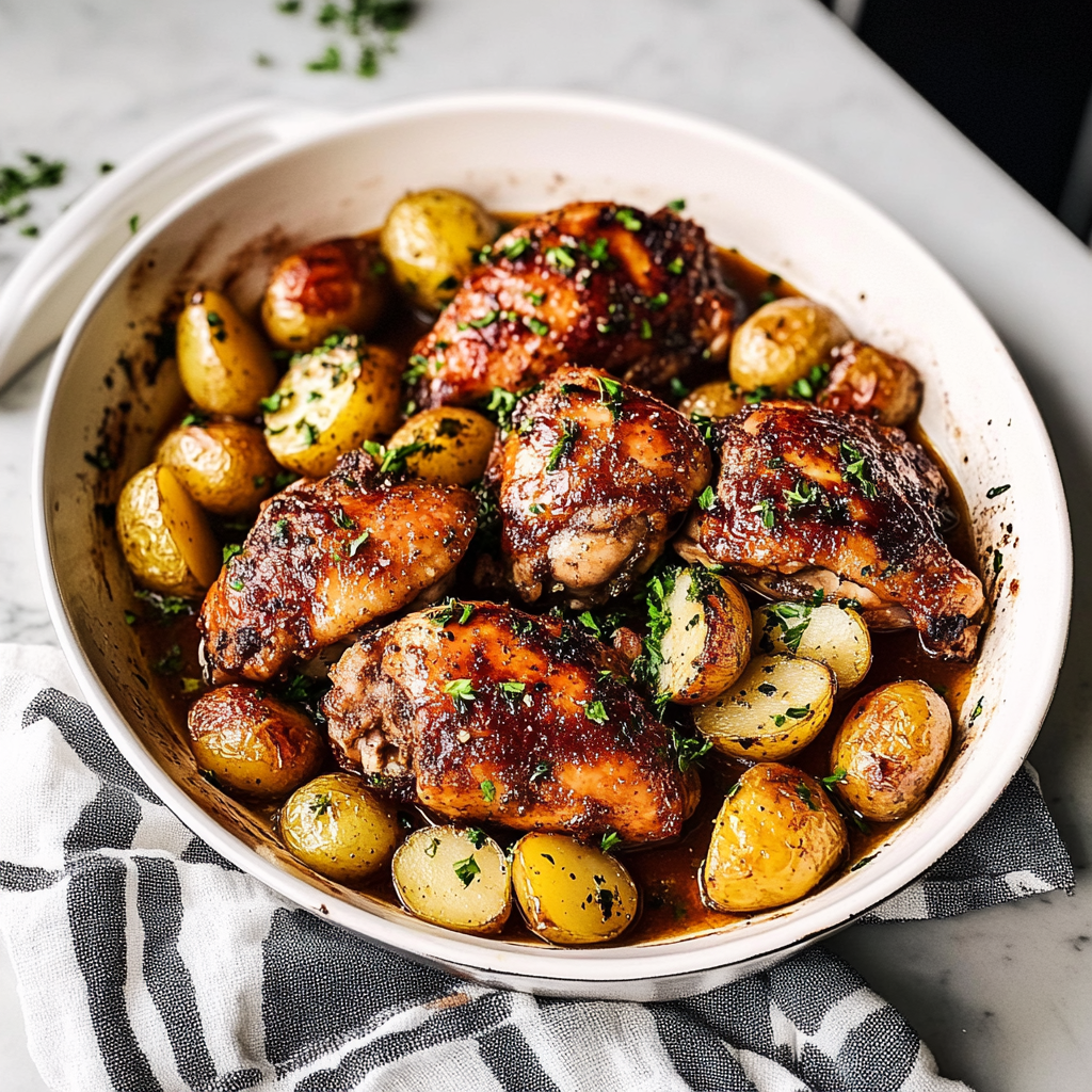 Chicken Thighs and Potatoes