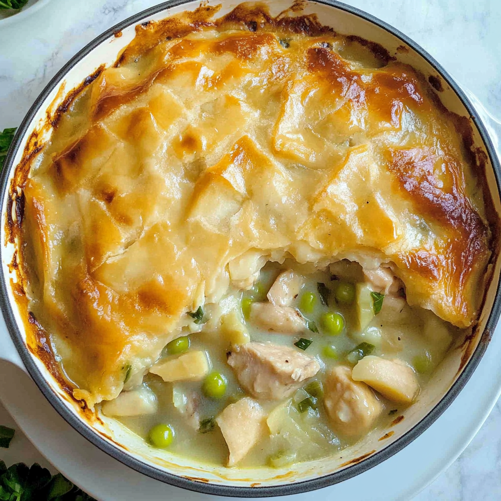 Chicken and Leek Pie