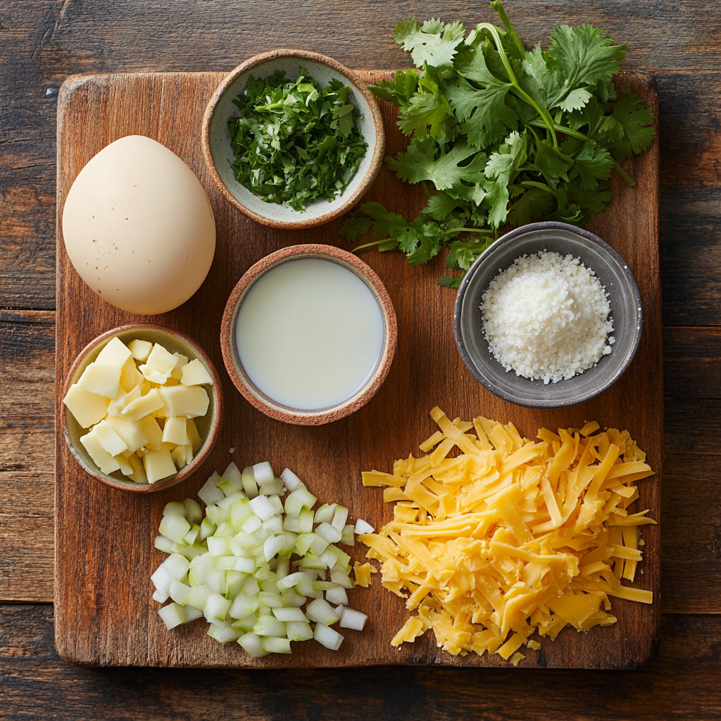 Chile Relleno Breakfast Casserole ingredients