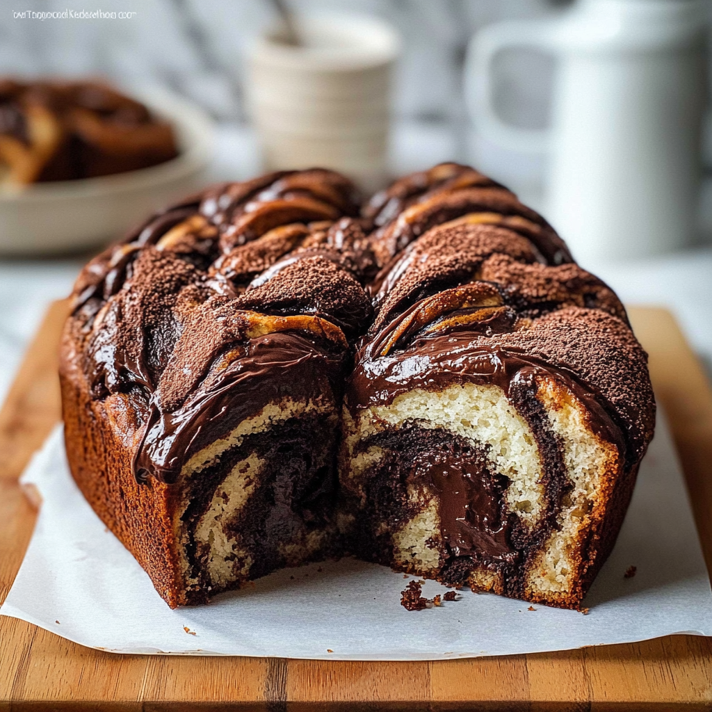 Chocolate Nutella Babka Bread