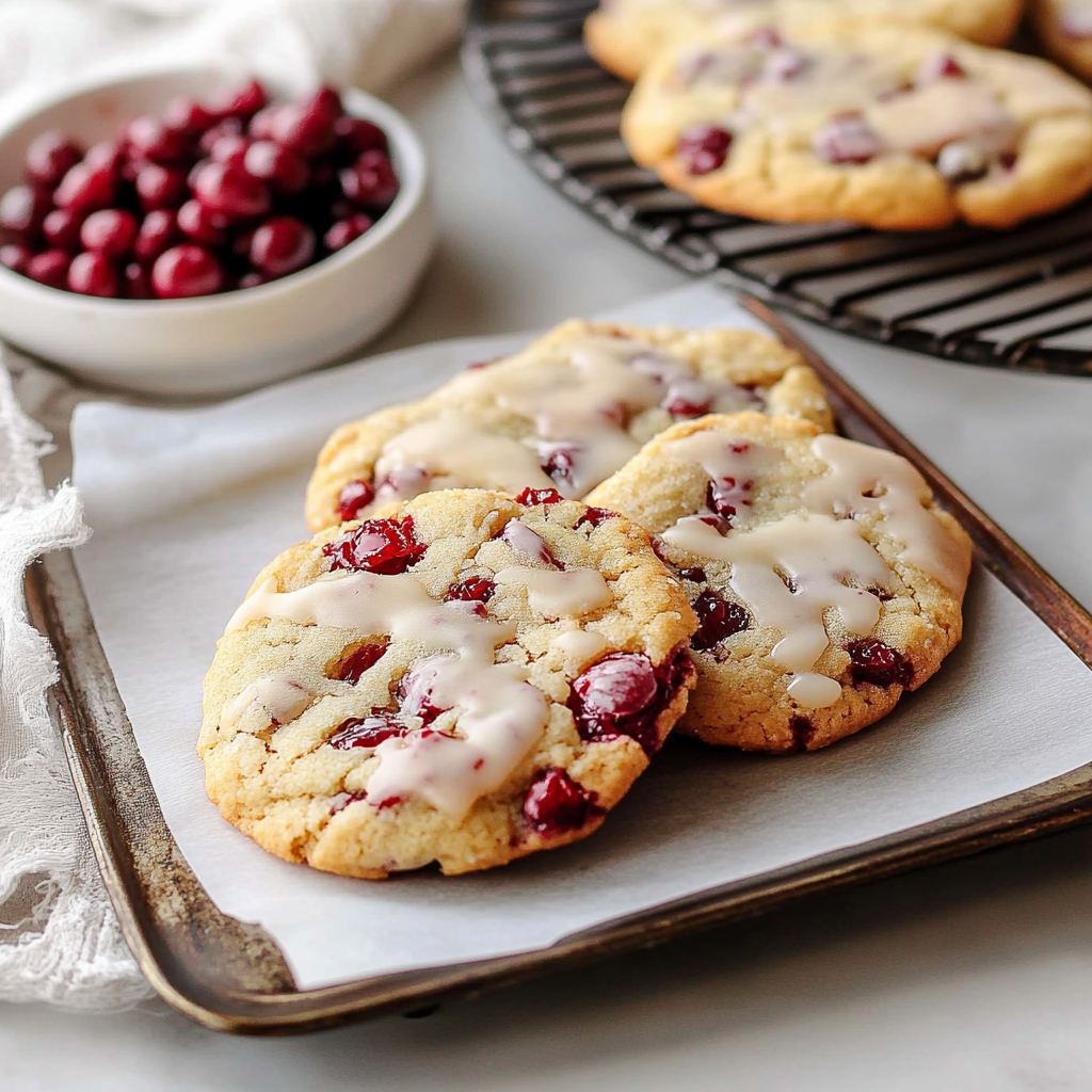 Christmas Cranberry Orange Cookies