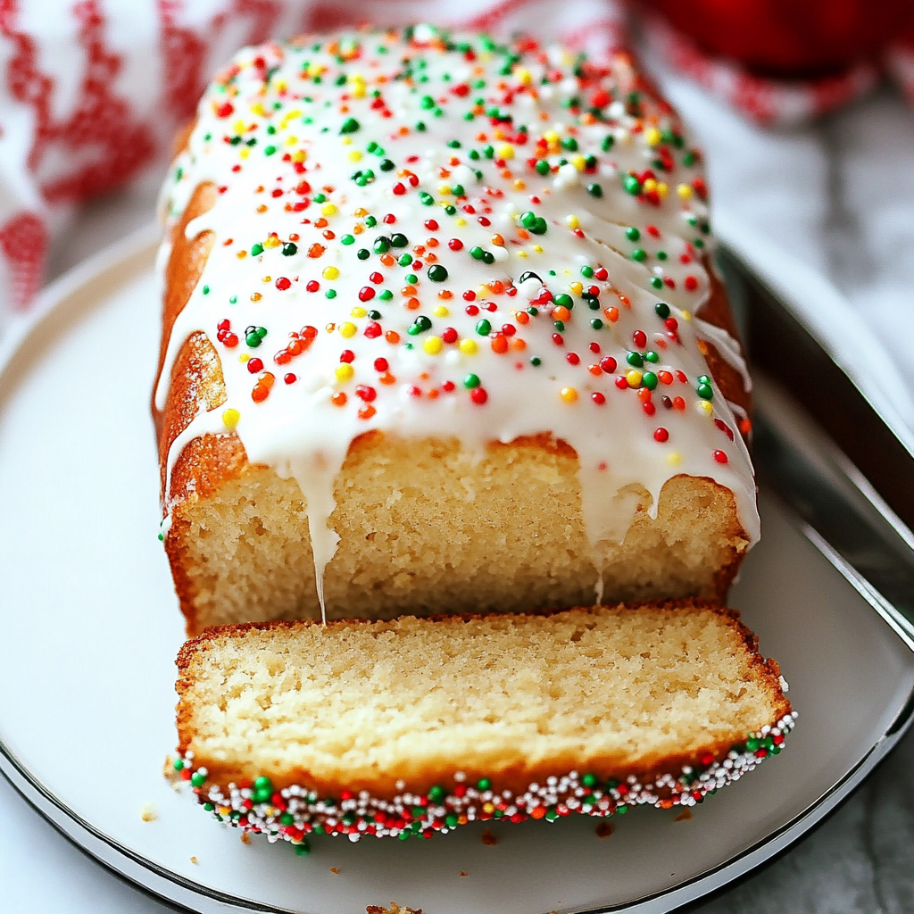 Christmas Sprinkle Buttermilk Bread