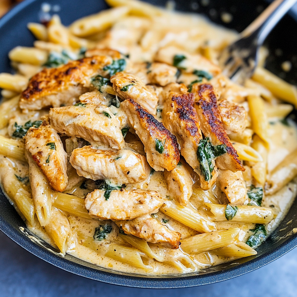 Creamy Garlic Chicken Pasta