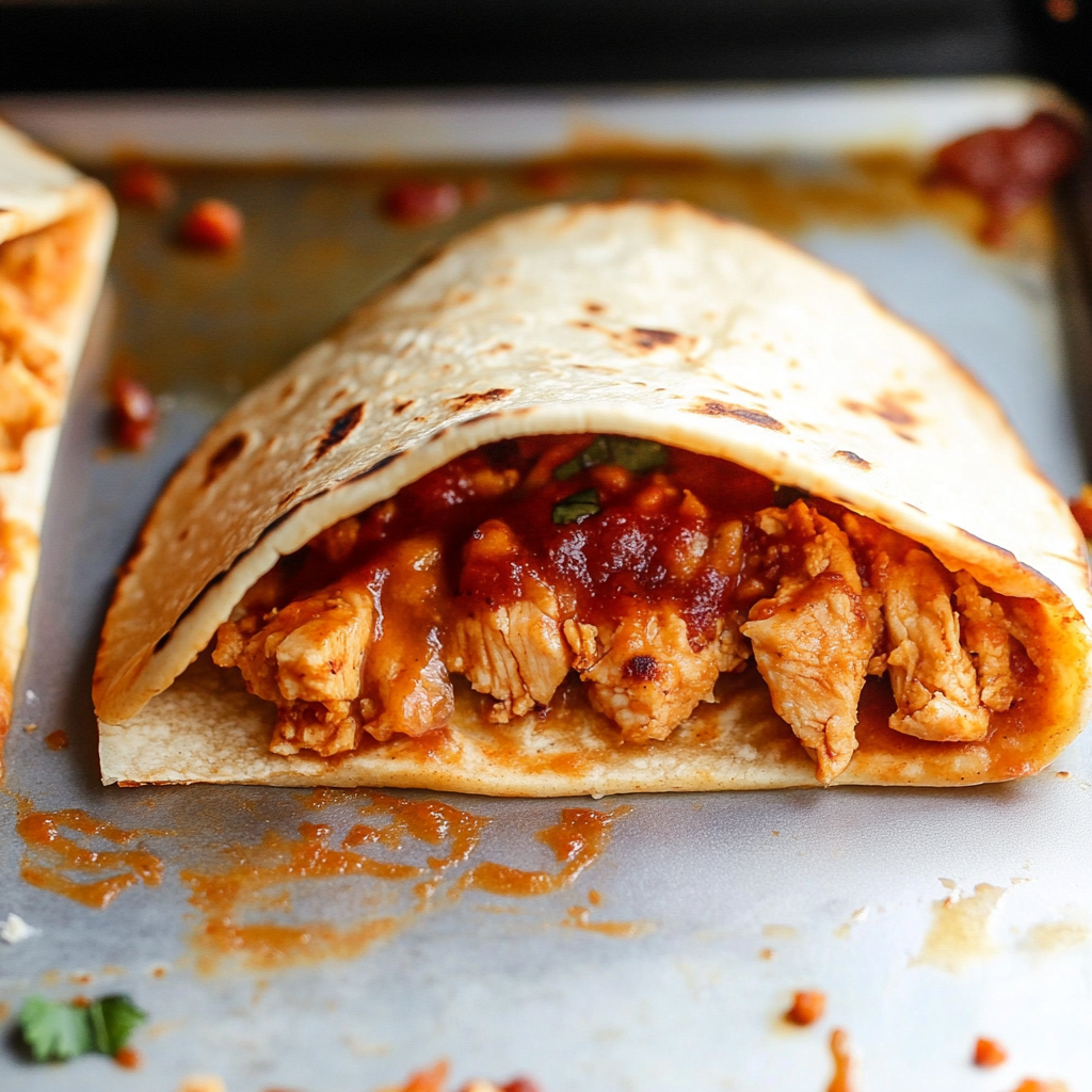 Crispy Baked Chicken Tacos for Two