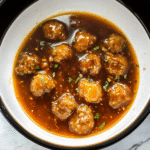 Crock Pot Huli Huli Meatballs